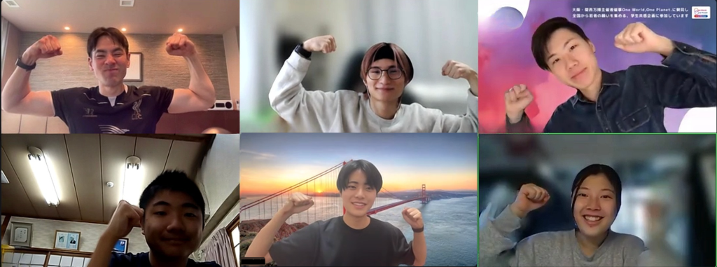Youth Fit Mates Zoomセッション風景 高校生がオンラインで運動トレーニング